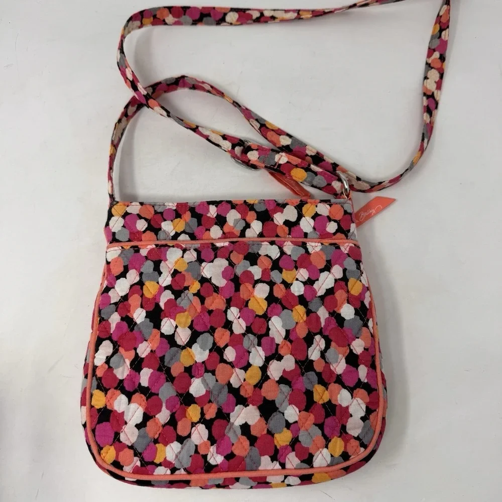 Vera Bradley Pixie Confetti Purse Little Hipster Crossbody Bag Retired Pattern‎